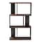 Baxton Studio Legende Modern Brown and Dark Grey Finished Display Bookcase 148-8257 - alternate 6